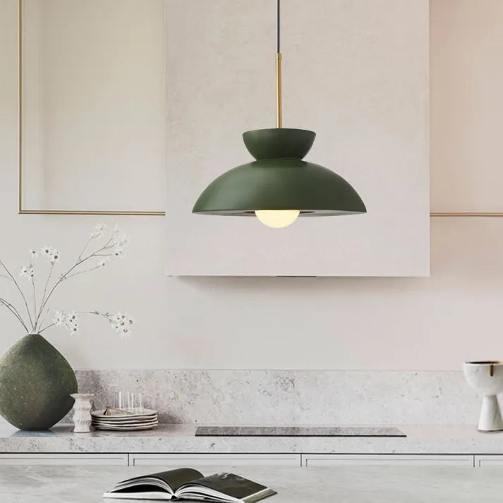 Lampe Pendante Nordic Simple Augustus – Design Minimaliste en Métal et Résine