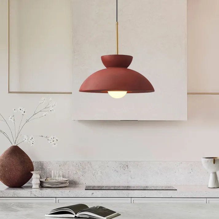 Lampe Pendante Nordic Simple Augustus – Design Minimaliste en Métal et Résine