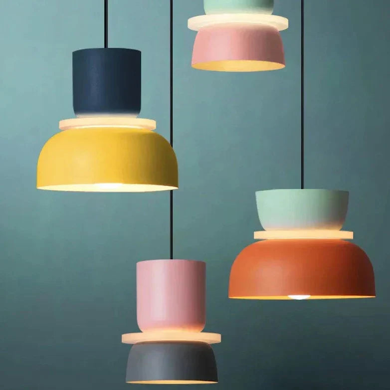 MacaronLight - Lampe Suspension Moderne Style Macaron Scandinave
