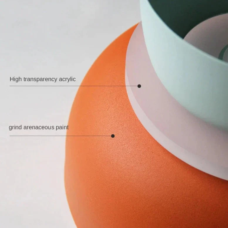 MacaronLight - Lampe Suspension Moderne Style Macaron Scandinave
