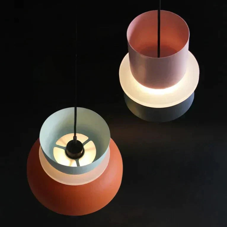 MacaronLight - Lampe Suspension Moderne Style Macaron Scandinave