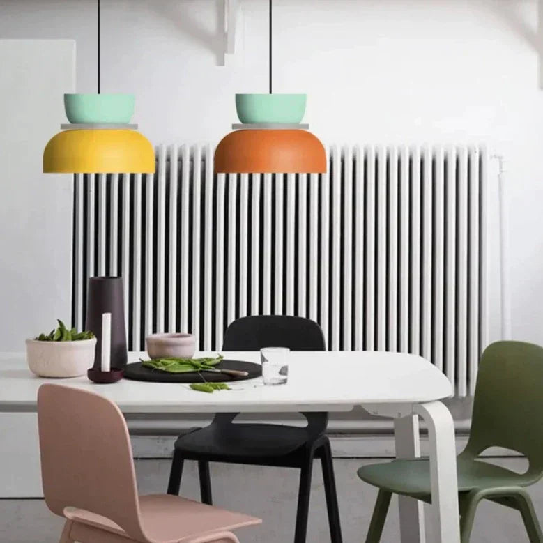 MacaronLight - Lampe Suspension Moderne Style Macaron Scandinave