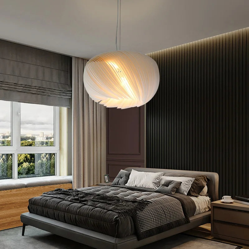 Chandelier Moderne en Acrylique LED - Éclairage Élégant et Minimaliste pour Salon