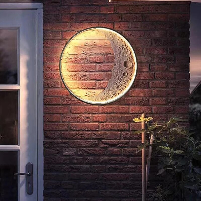 Suspension Outdoor Moonlight – Éclairage LED Géométrique et Moderne pour Extérieur