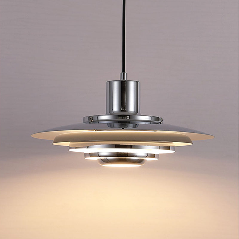 Suspension LED Moderne en Fer et Aluminium - Lampe Design Scandinave