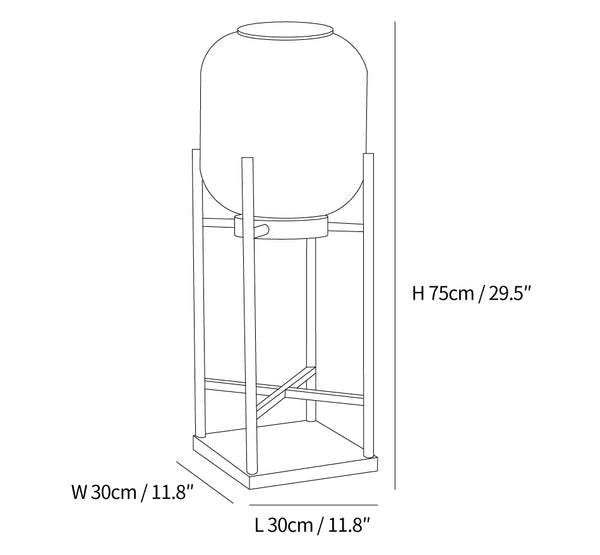Lampe Solarium Extérieure en Acier Inoxydable et Verre – Éclairage LED Automatique IP65
