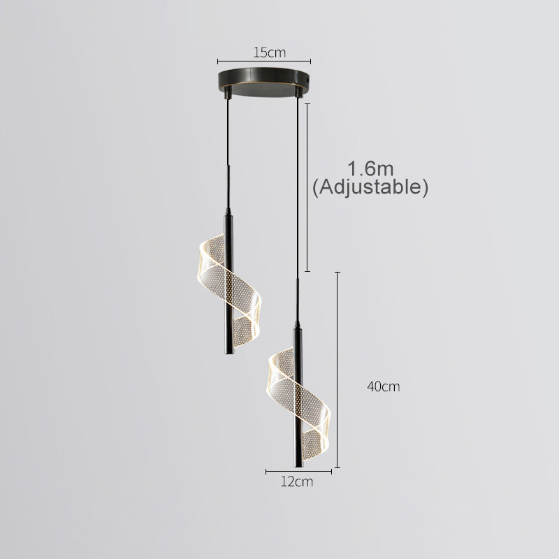 Suspension LED Moderne en Métal - Éclairage Contemporain Écoénergétique