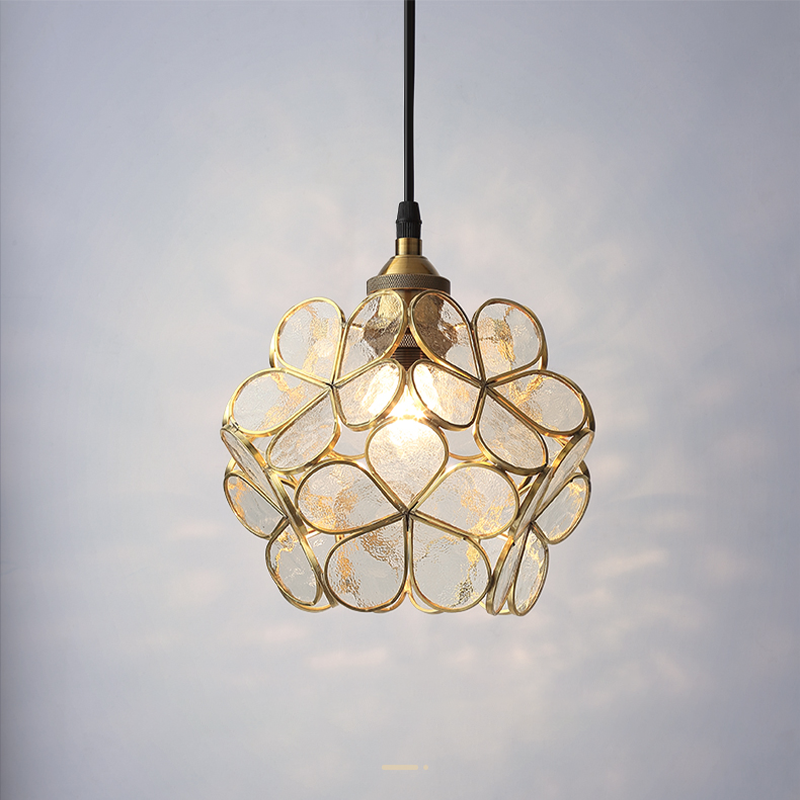 Suspension Pétale en Verre - Élégance Moderne et Design Vintage pour Votre Intérieur