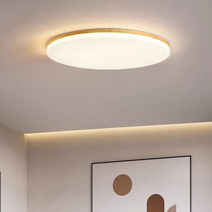Plafonnier LED Rond Simple en Acrylique – Design Minimaliste et Économique