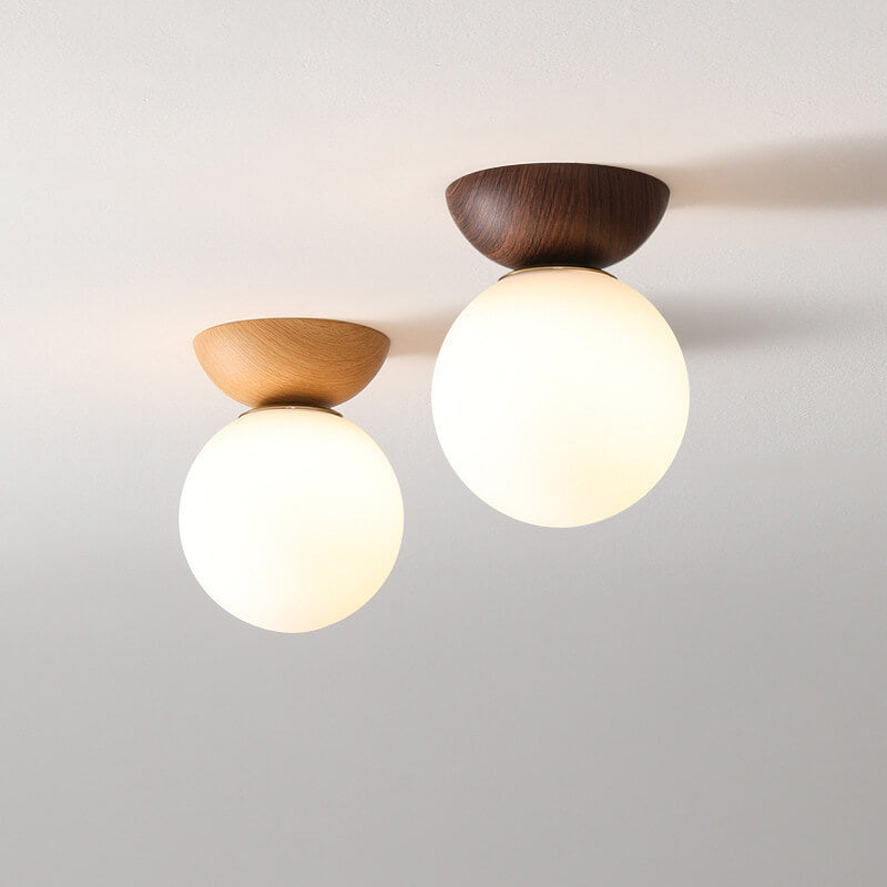 Suspension Log Japonaise - Lampe LED avec Lumière Réglable pour Ambiance Épurée