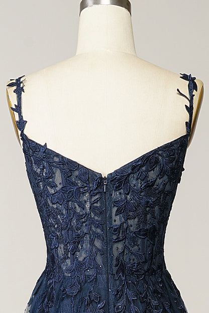 Robe de Soirée Élégance Sophie – Coupe A-Ligne, Détails Appliqués, Idéale pour Mariages et Événements Formels