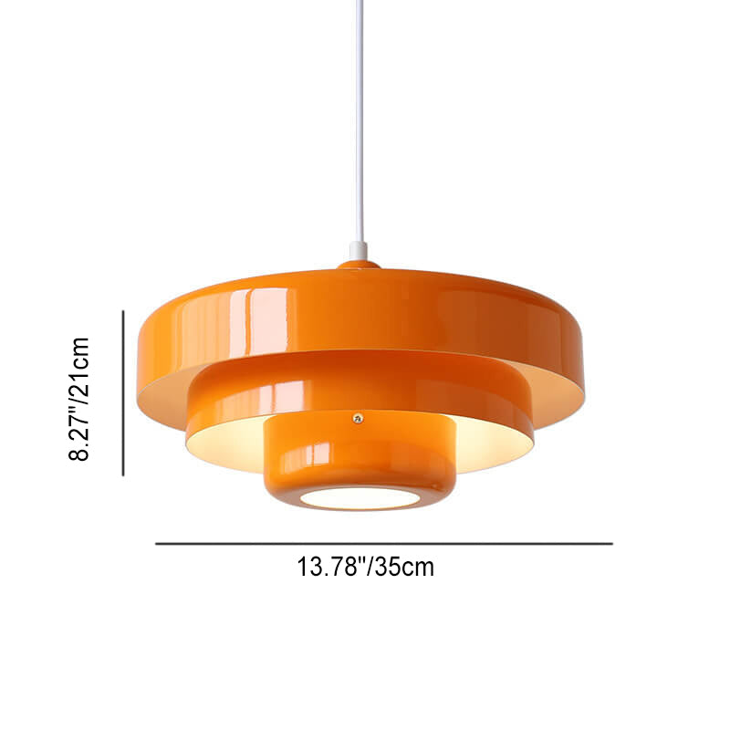 Suspension Vintage Multi-Couches – Éclairage Moderne et Raffiné