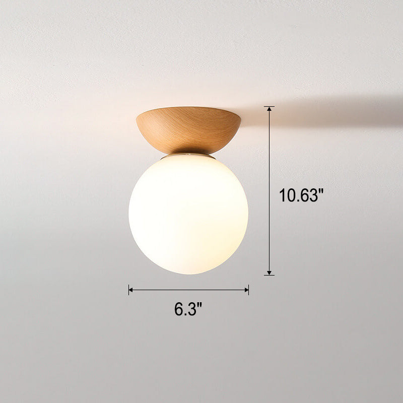 Suspension Log Japonaise - Lampe LED avec Lumière Réglable pour Ambiance Épurée