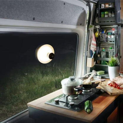 Lampe LED Rechargeable avec Ventouse – Éclairage Portable et Ajustable pour Intérieur et Extérieur