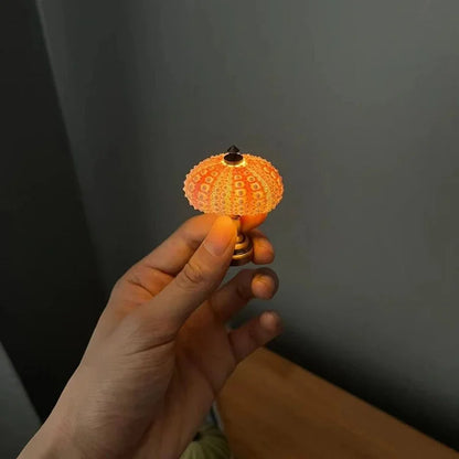 Lampe de Nuit DIY Oursin – Créativité Pratique et Ambiance Vintage