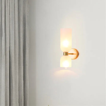 Applique Murale LED Double Tête en Verre – Élégance Moderne et Efficacité Énergétique
