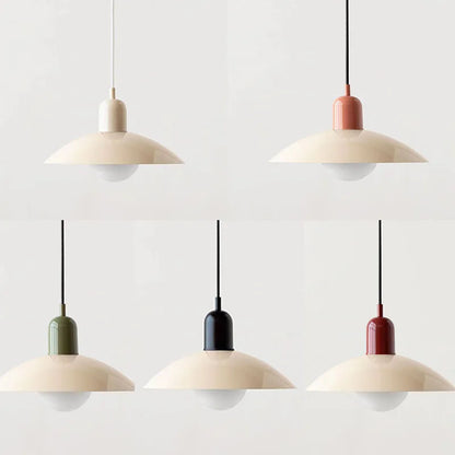 Suspension Macaron Moderne - Abat-jour en Verre Coloré, Design Unique, Idéale pour Cuisine et Salon