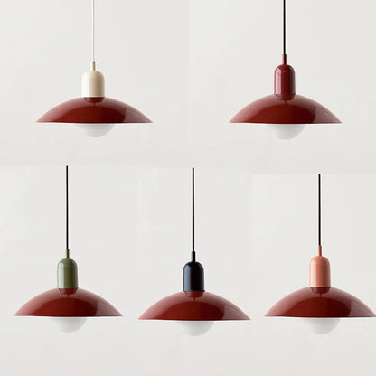 Suspension Macaron Moderne - Abat-jour en Verre Coloré, Design Unique, Idéale pour Cuisine et Salon