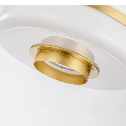 Suspension LED Nordic Luxury - Lampe Élégante en Verre et Métal pour Intérieur Moderne