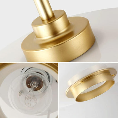 Suspension LED Nordic Luxury - Lampe Élégante en Verre et Métal pour Intérieur Moderne
