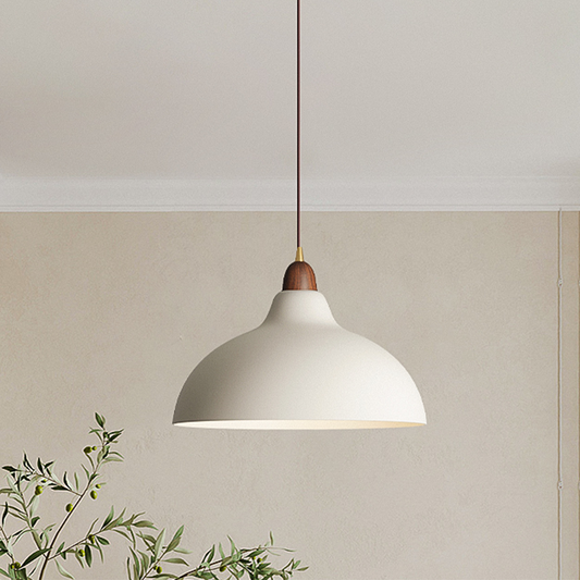 Lampe Suspendue Design en Bois et Métal - Élégance Scandinave, Variété de Couleurs