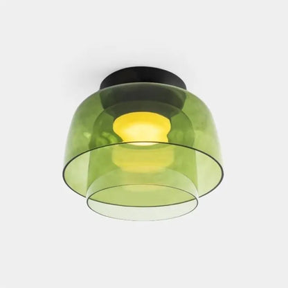 Plafonnier en Verre Design Médiéval Nordique – Éclairage Élégant et Chauffant pour Salon, Chambre ou Salle à Manger