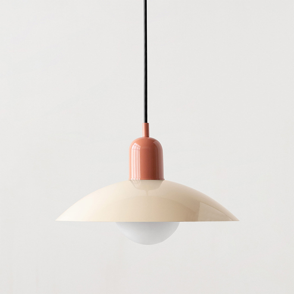 Suspension Macaron Moderne - Abat-jour en Verre Coloré, Design Unique, Idéale pour Cuisine et Salon