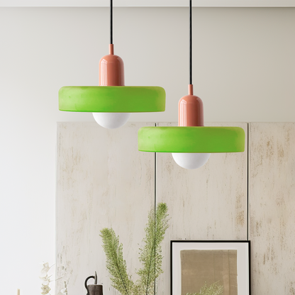Suspension Bauhaus en Verre - Un Mélange Parfait de Créativité et de Design Moderne