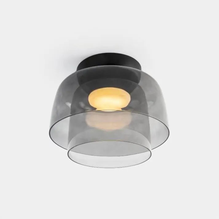 Plafonnier en Verre Design Médiéval Nordique – Éclairage Élégant et Chauffant pour Salon, Chambre ou Salle à Manger
