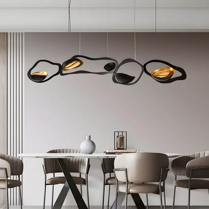 Suspension Moderne Artistique – Éclairage LED avec Design Organique