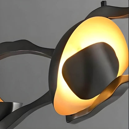 Suspension Moderne Artistique – Éclairage LED avec Design Organique