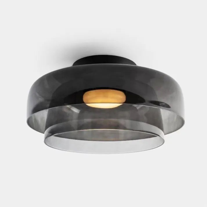 Plafonnier en Verre Design Médiéval Nordique – Éclairage Élégant et Chauffant pour Salon, Chambre ou Salle à Manger