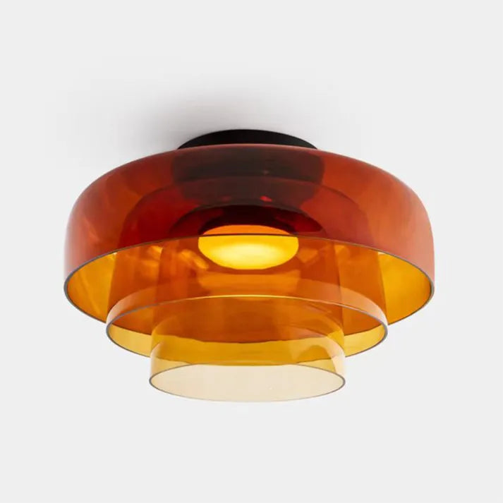 Plafonnier en Verre Design Médiéval Nordique – Éclairage Élégant et Chauffant pour Salon, Chambre ou Salle à Manger