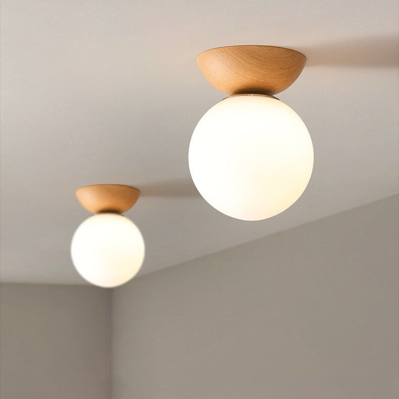 Suspension Log Japonaise - Lampe LED avec Lumière Réglable pour Ambiance Épurée