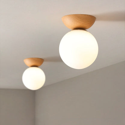 Suspension Log Japonaise - Lampe LED avec Lumière Réglable pour Ambiance Épurée