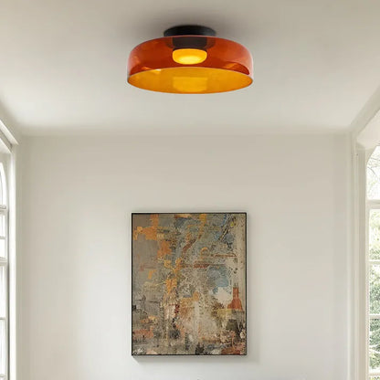 Plafonnier en Verre Design Médiéval Nordique – Éclairage Élégant et Chauffant pour Salon, Chambre ou Salle à Manger