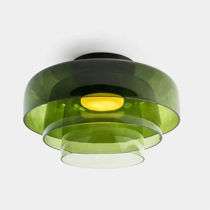 Plafonnier en Verre Design Médiéval Nordique – Éclairage Élégant et Chauffant pour Salon, Chambre ou Salle à Manger