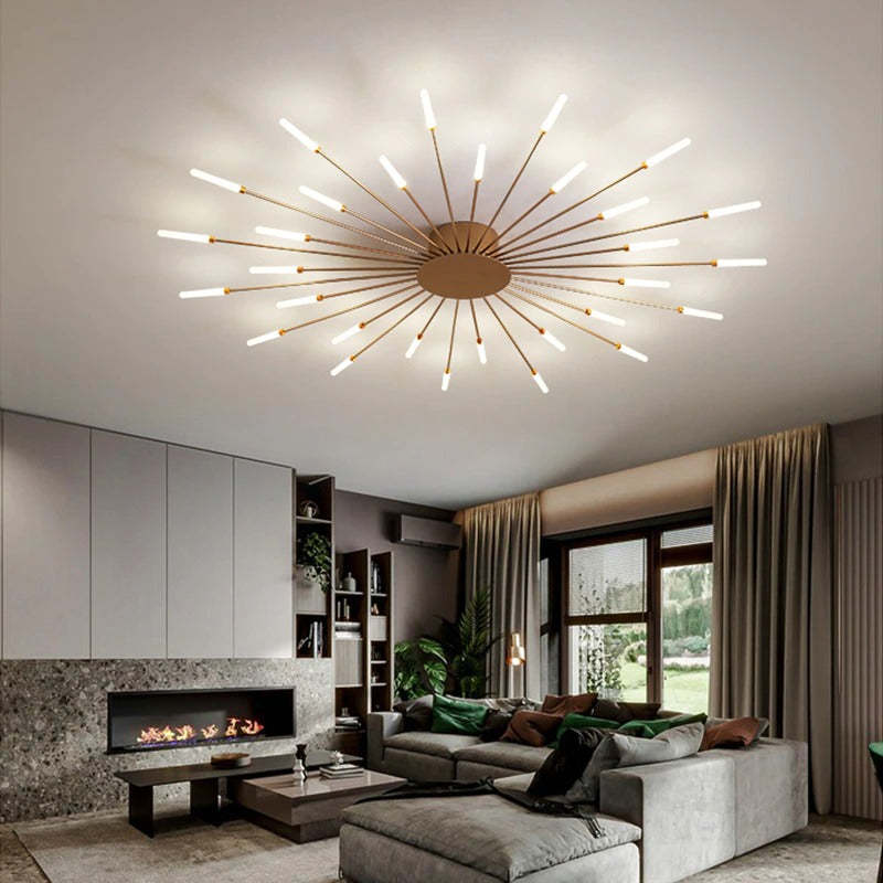 Suspension ASTRALIS Nordic New Fireworks – Lustre Moderne et Minimaliste pour Salon