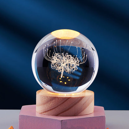 LumiOrb | Lumière en cristal 3D créative