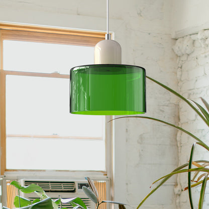 Lampe Pendante Bauhaus en Verre - Design Élégant avec Suspension Ajustable