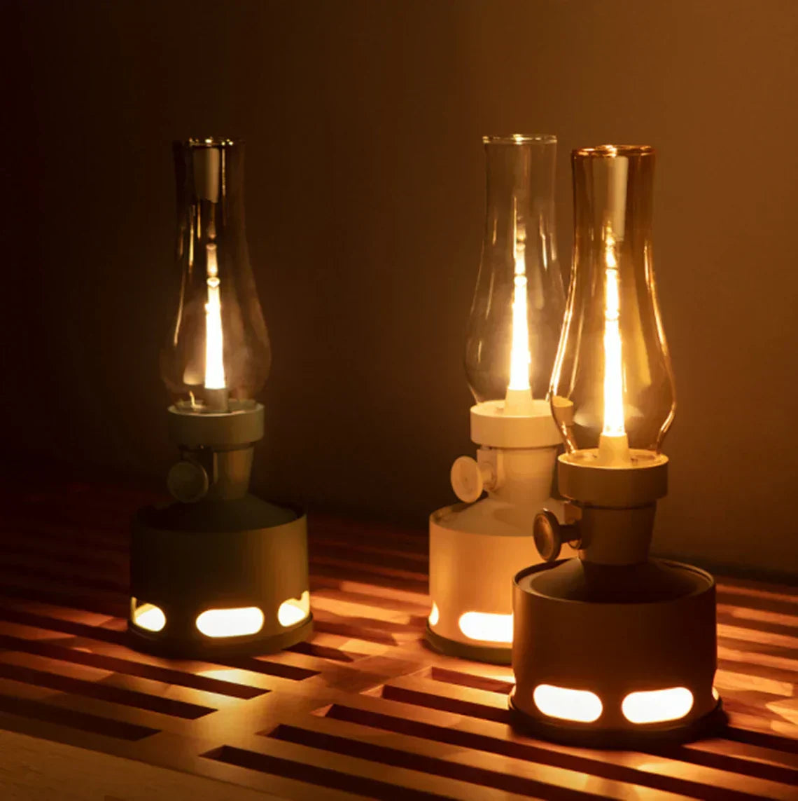 Lampe Vintage LED – Lampe à pétrole rétro avec technologie LED moderne