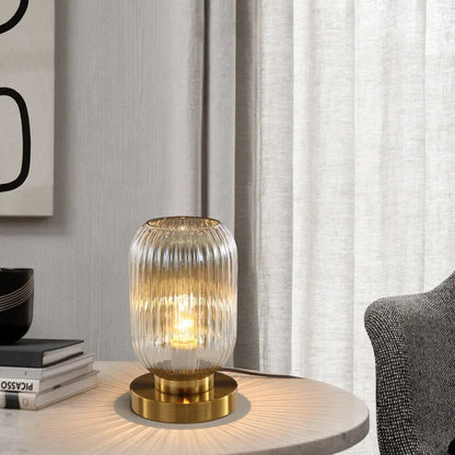 Lampe de Table Design Nordique en Verre – Élégance Moderne LED