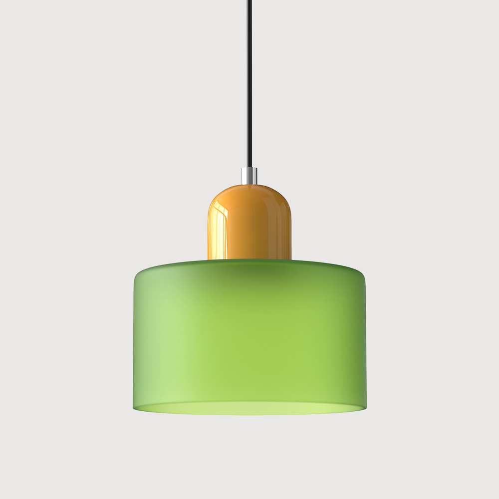 Lampe Pendante Bauhaus en Verre - Design Élégant avec Suspension Ajustable