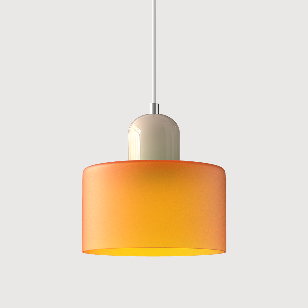 Lampe Pendante Bauhaus en Verre - Design Élégant avec Suspension Ajustable