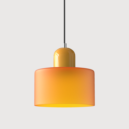 Lampe Pendante Bauhaus en Verre - Design Élégant avec Suspension Ajustable