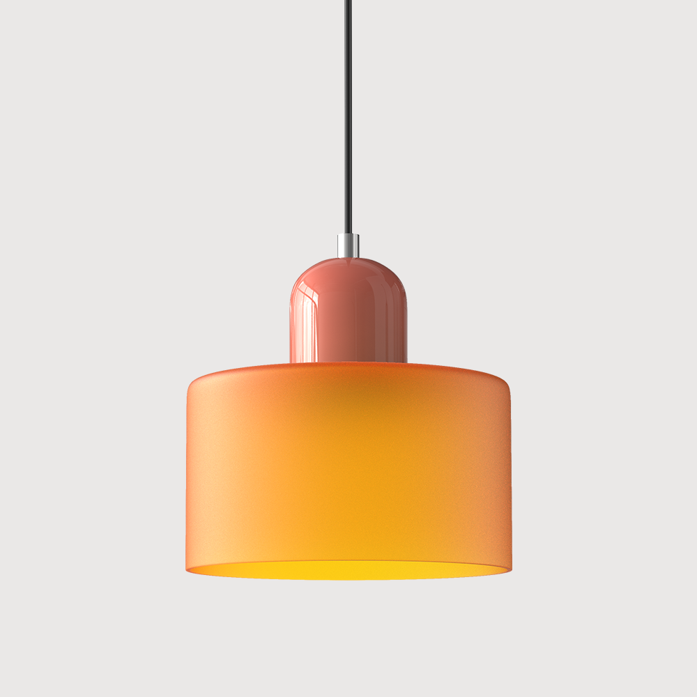 Lampe Pendante Bauhaus en Verre - Design Élégant avec Suspension Ajustable
