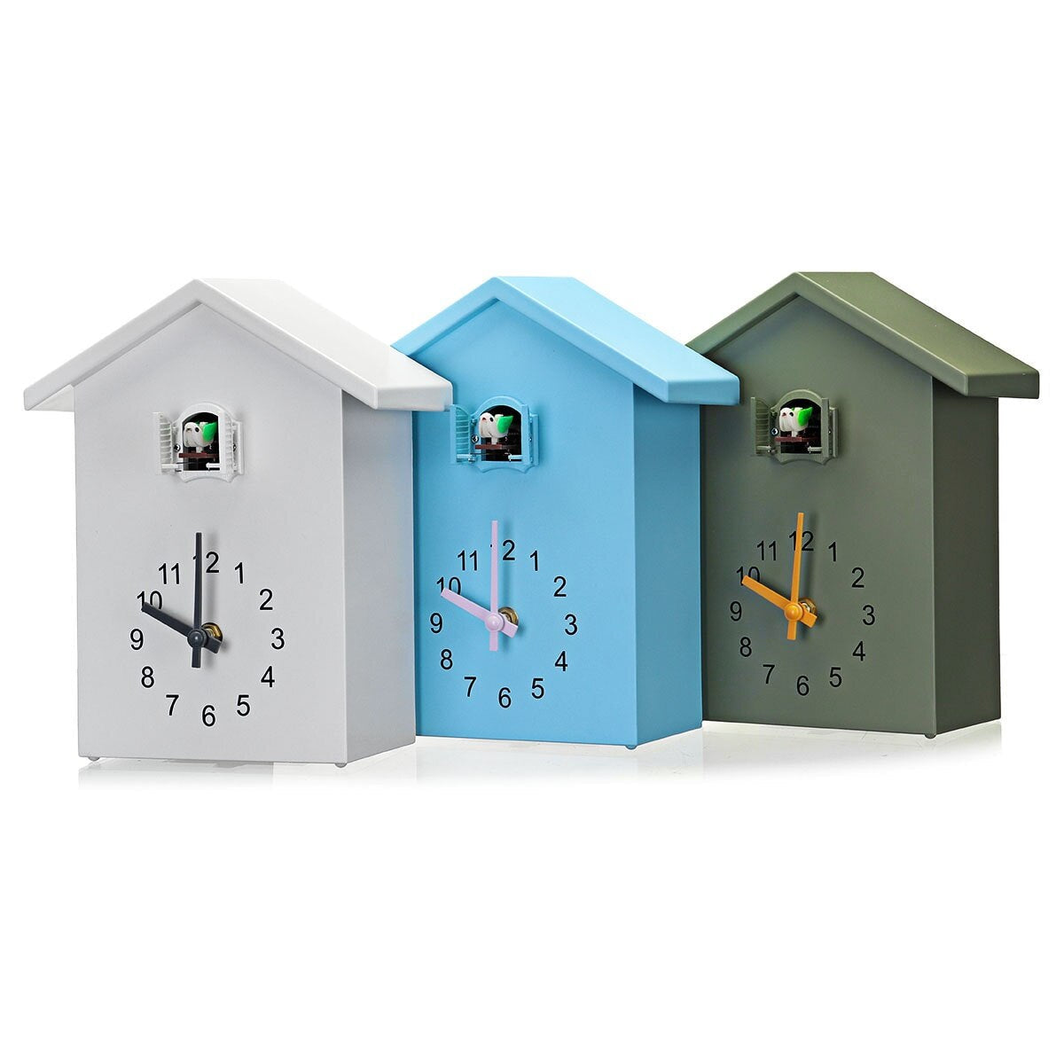 Horloge Murale JoyCoo – Design de Coucou Classique, Sans Fil, en ABS Durable