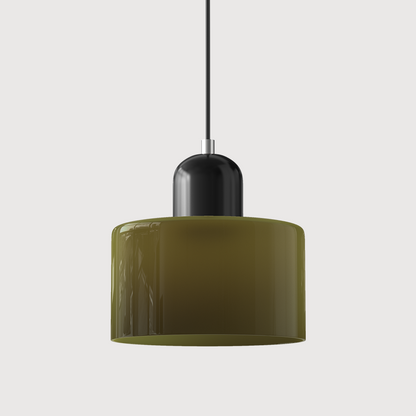 Lampe Pendante Bauhaus en Verre - Design Élégant avec Suspension Ajustable