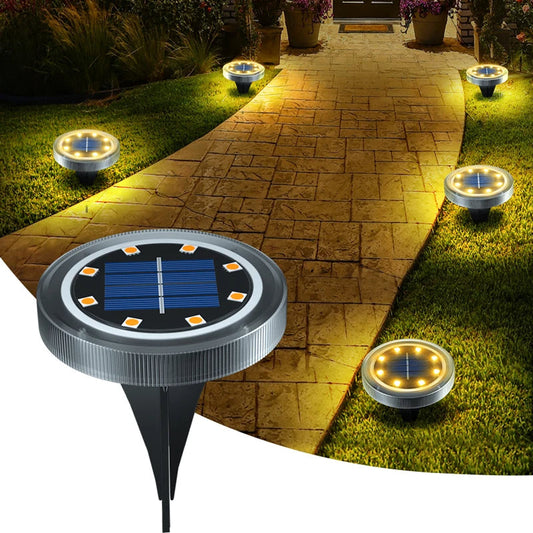 Lumières de Jardin Solaires LED Deluxe - Éclairage Extérieur Écologique et Économique