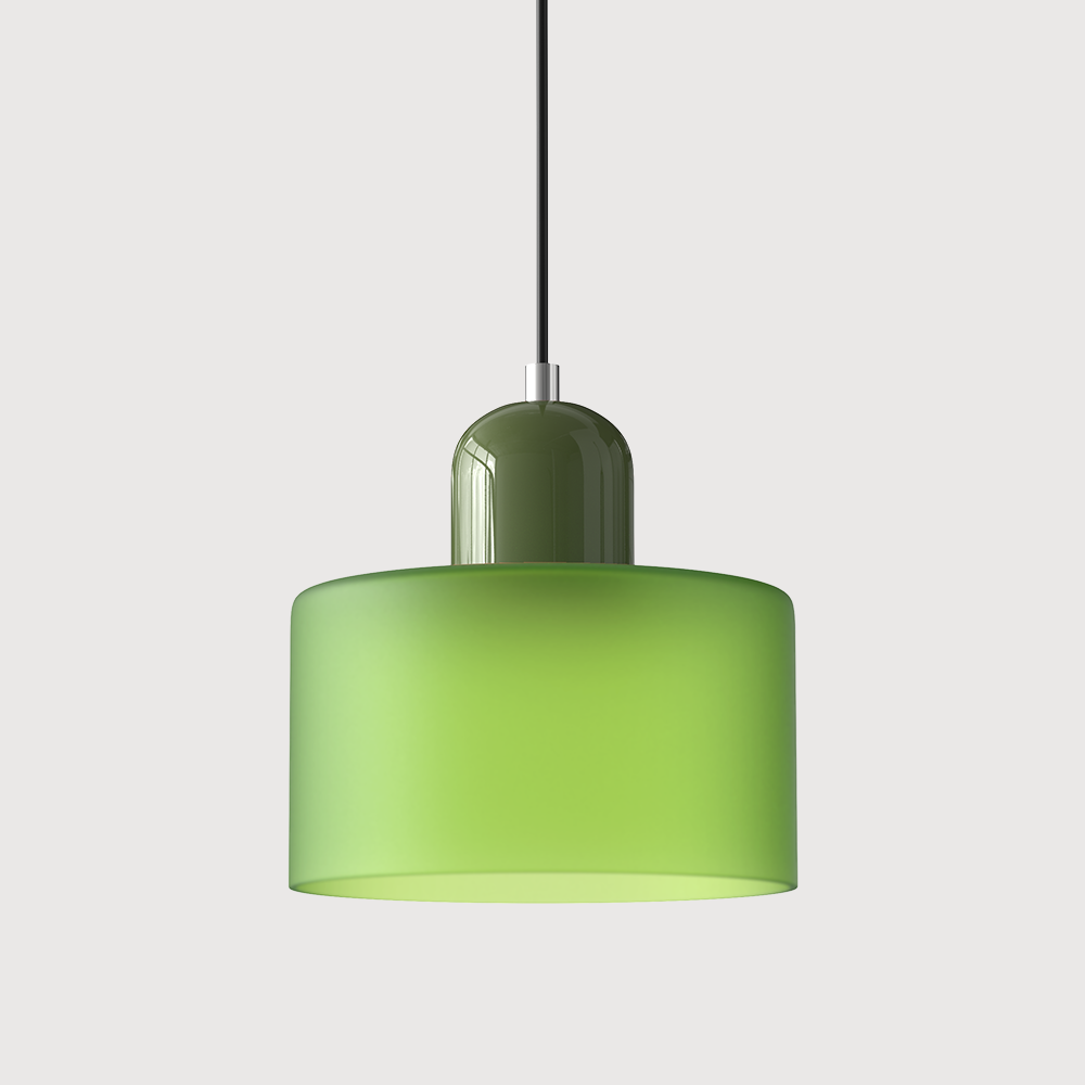 Lampe Pendante Bauhaus en Verre - Design Élégant avec Suspension Ajustable